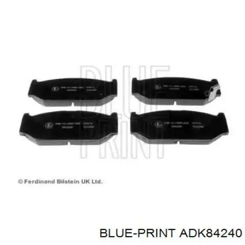 ADK84240 Blue Print колодки гальмівні передні, дискові