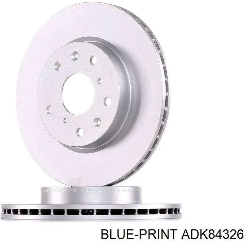 Диск переднього гальма Blue Print ADK84326 ціна, від 33.28 USD