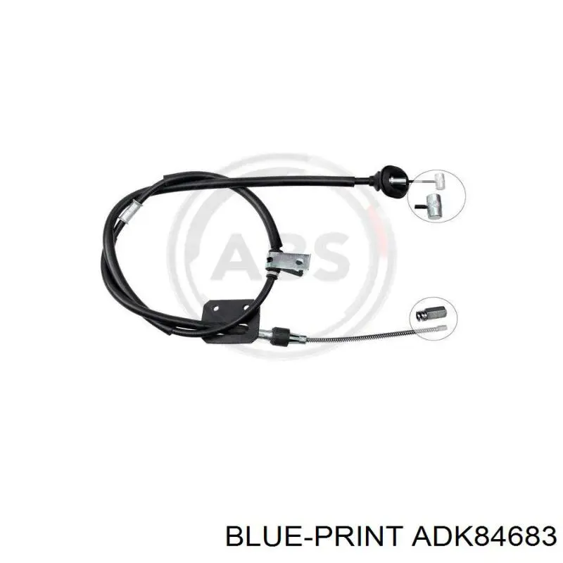 Трос стоянкового гальма задній лівий Blue Print ADK84683 ціна, від 19.11 USD