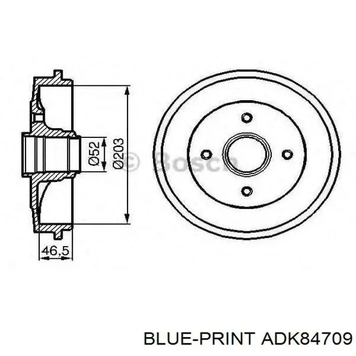 Барабан гальмівний задній Suzuki 4351176G50