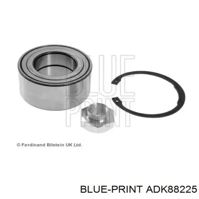 Комплект підшипник маточини передньої Suzuki 4344054G02000 ціна, від 11.92 USD