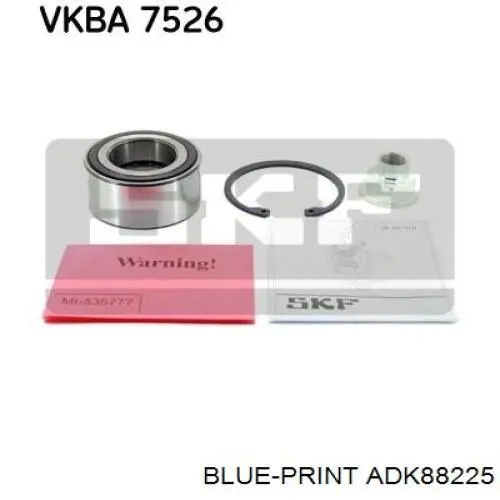 Комплект підшипник маточини передньої GSP GK6819 ціна, від 13.43 USD