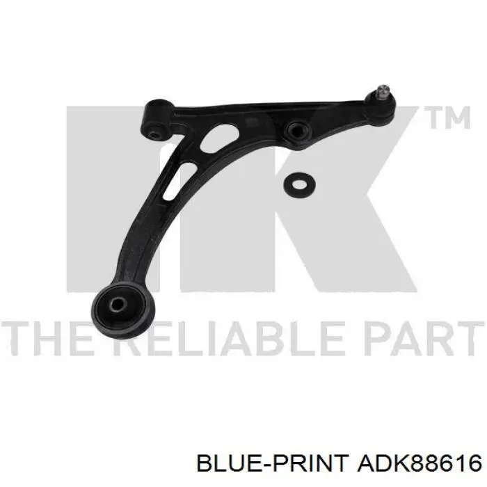 Важіль передньої підвіски нижній, правий Blue Print ADK88616 ціна, від 68.48 USD