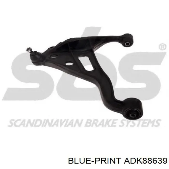 Важіль передньої підвіски нижній, лівий ADK88639 Blue Print