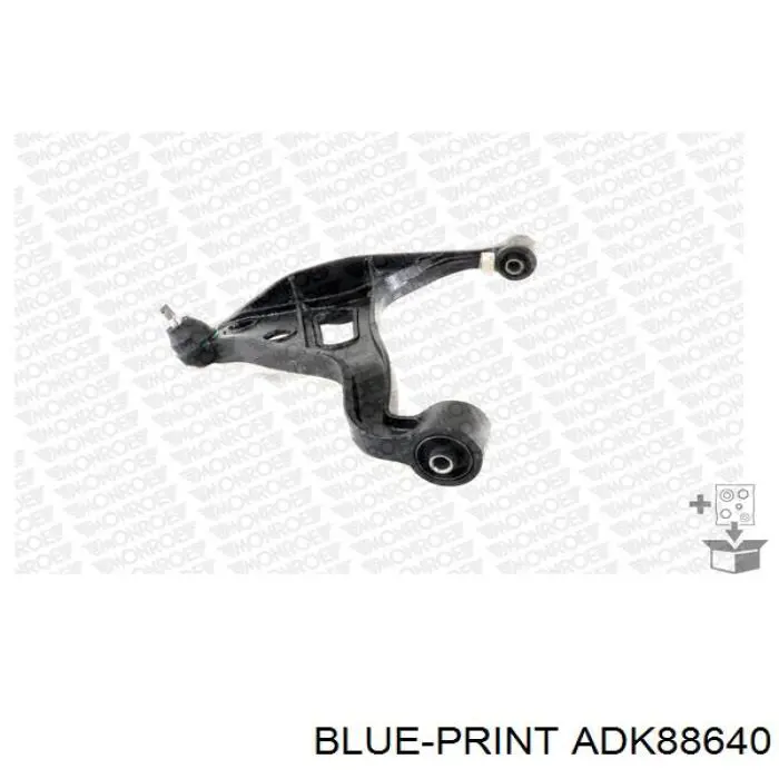 Важіль передньої підвіски нижній, правий ADK88640 Blue Print