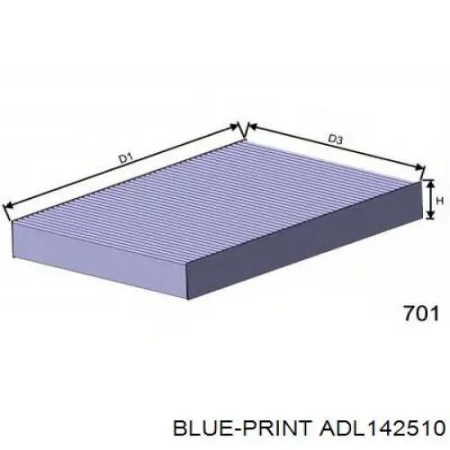 AF5154A Alpha Filter Внутрішньосалонний фільтр