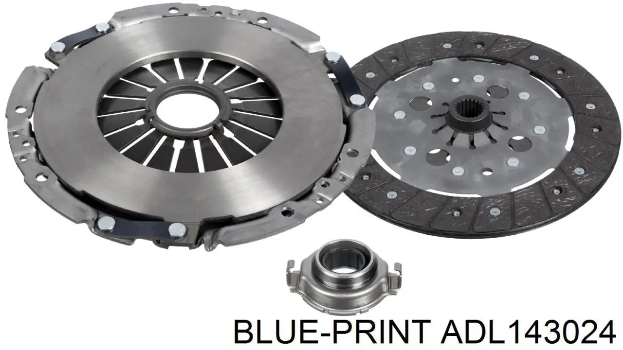 ADL143024 Blue Print комплект зчеплення (3 частини)