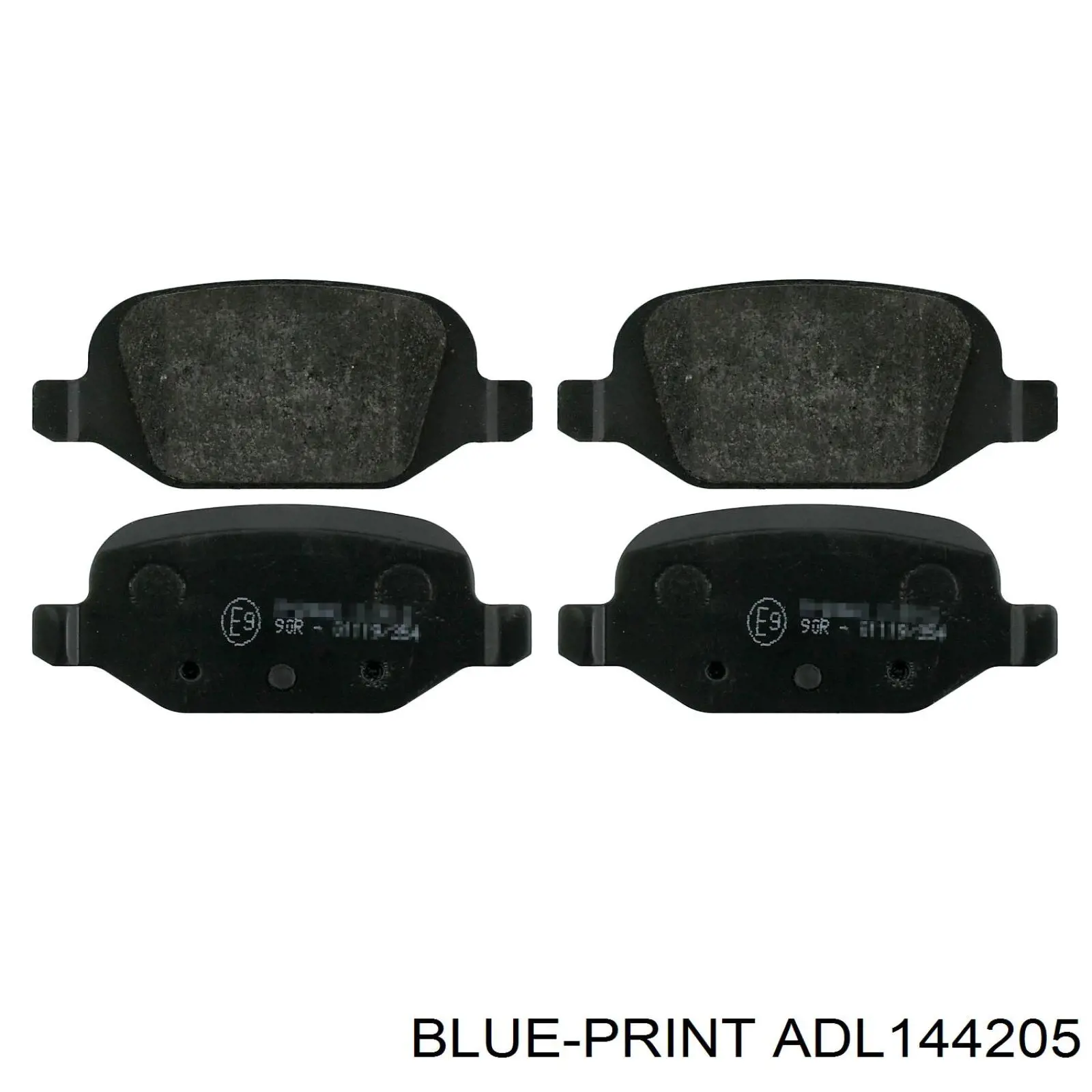 CBP01026 Comline колодки гальмові задні, дискові