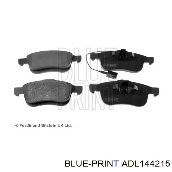 Купити ADL144215 Blue Print Колодки гальмівні передні, дискові