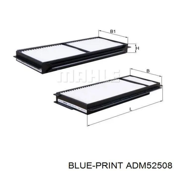 Фільтр салону ADM52508 Blue Print