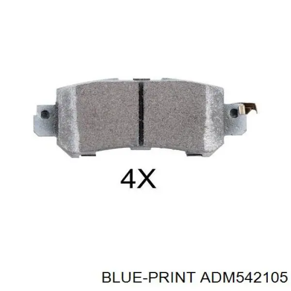 Задні гальмівні колодки Q-top QE0518E ціна, від 14.58 USD