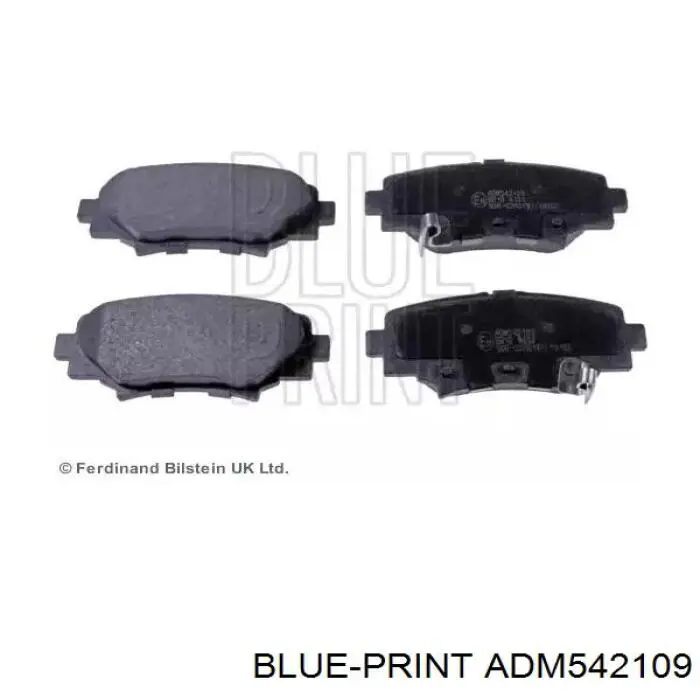 Купити ADM542109 Blue Print Задні колодки