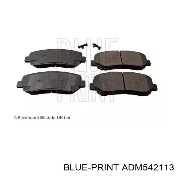 Гальмівні колодки Blue Print ADM542113 ціна, від 30.30 USD