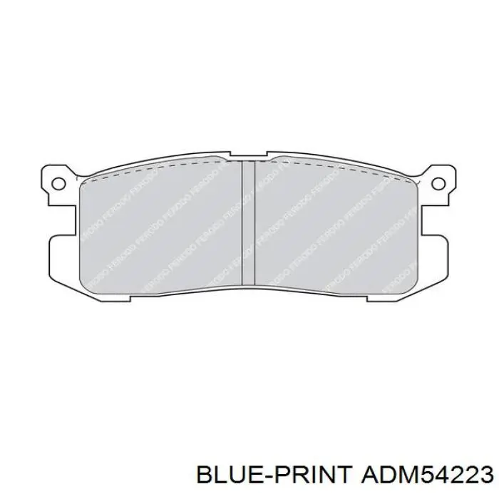 Колодки гальмові задні, дискові на Mazda 626 III 