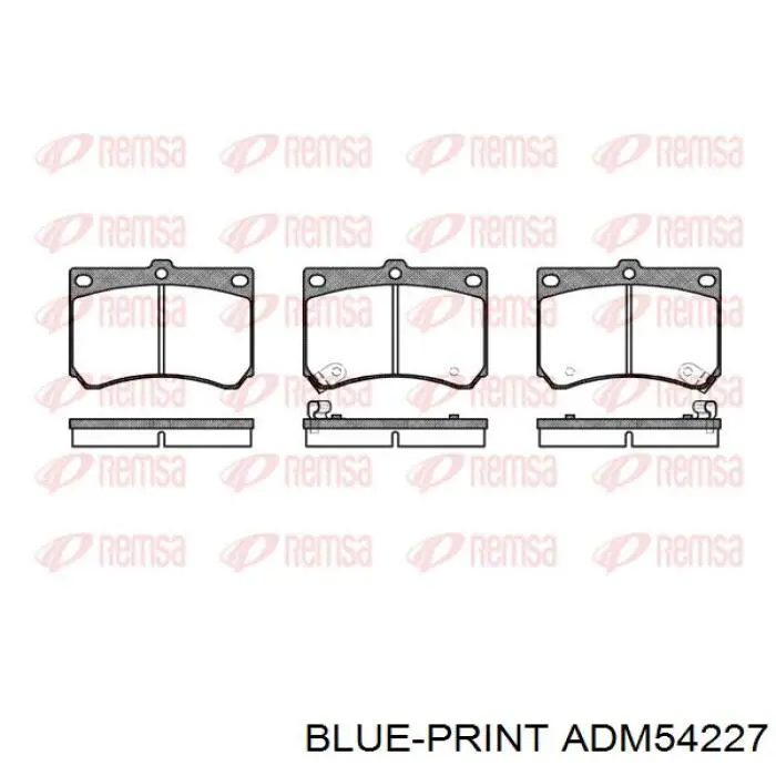 Гальмівні колодки Mazda B4Y53329Z ціна, від 13.12 USD