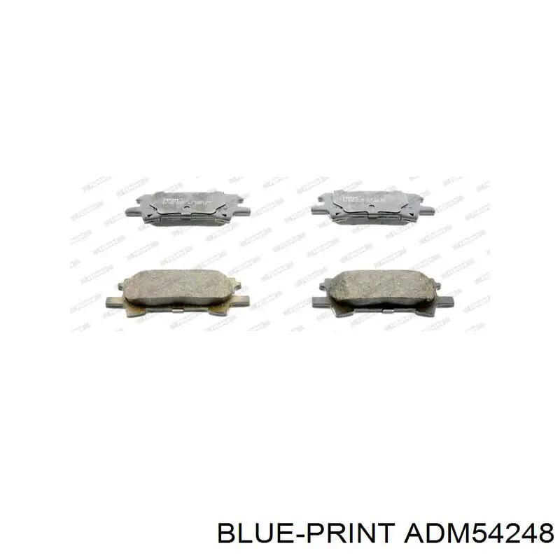ADM54248 Blue Print колодки гальмові задні, дискові
