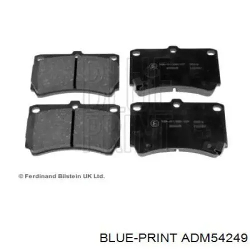 Купити ADM54249 Blue Print Колодки гальмівні передні, дискові