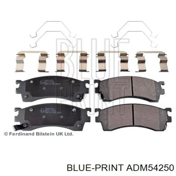 ADM54250 Blue Print колодки гальмівні передні, дискові