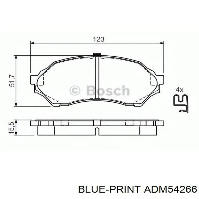 Гальмівні колодки Q-top QF0545 ціна, від 15.56 USD