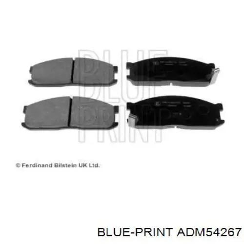 ADM54267 Blue Print колодки гальмівні передні, дискові