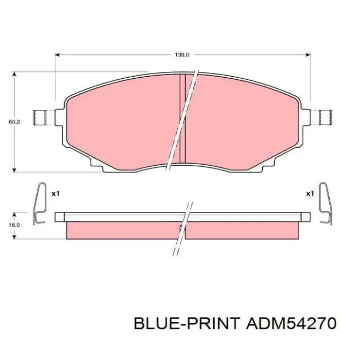 Гальмівні колодки Mazda LCY13323Z ціна, від 26.21 USD