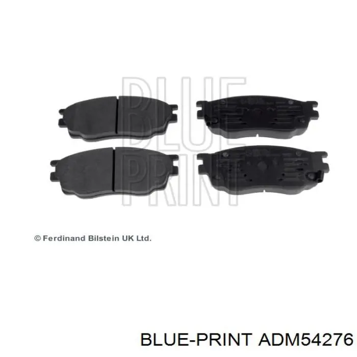 ADM54276 Blue Print колодки гальмівні передні, дискові
