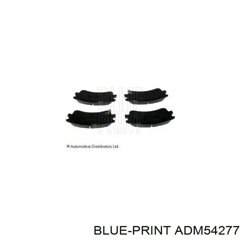 ADM54277 Blue Print колодки гальмівні передні, дискові