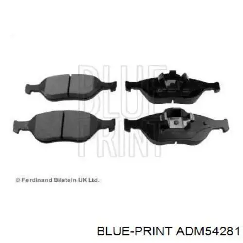 Передні тормозні колодки ADM54281 Blue Print