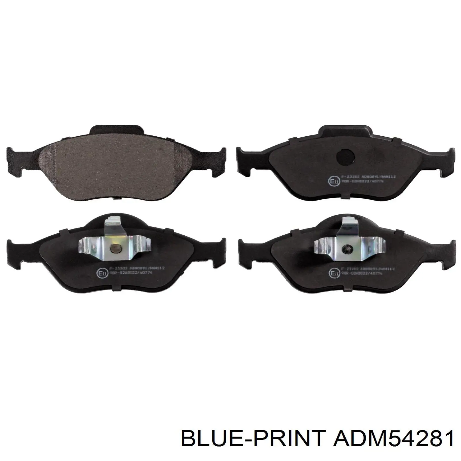 ADM54281 Blue Print колодки гальмівні передні, дискові