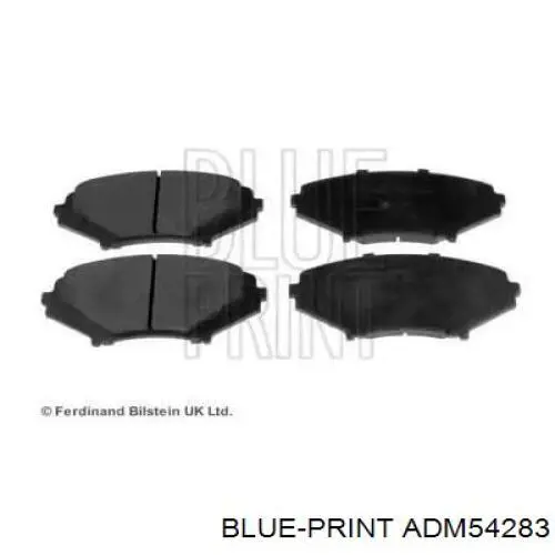 ADM54283 Blue Print колодки гальмівні передні, дискові
