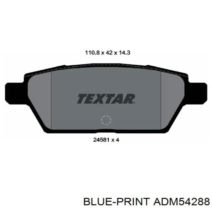 Задні гальмівні колодки Centric Parts 10311610 ціна, від 21.44 USD