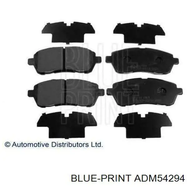 Колодки гальмівні передні, дискові ADM54294 Blue Print