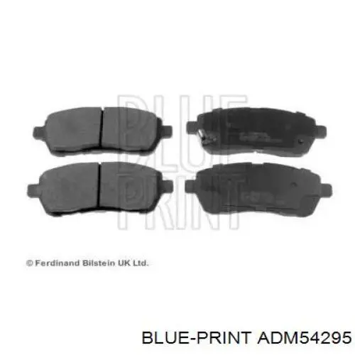 Колодки гальмівні передні, дискові ADM54295 Blue Print