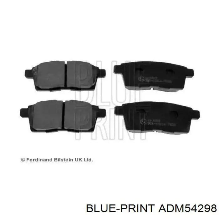 Купити ADM54298 Blue Print Задні колодки