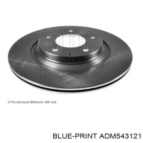 ADM543121 Blue Print диск гальмівний задній
