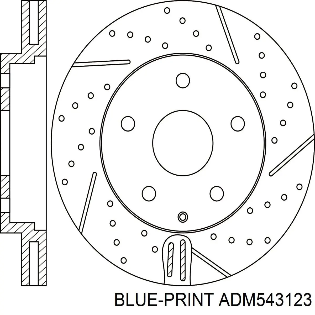 RD3325DF8052 Rider Гальмо дискове переднє