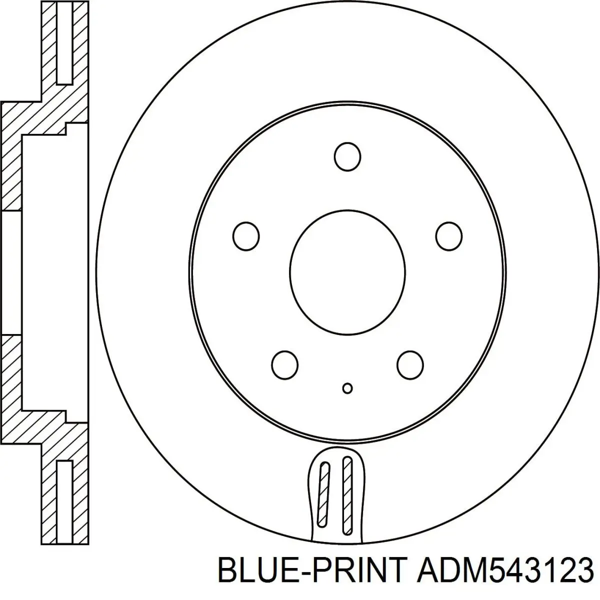 Диск переднього гальма Rider RD3325DF8052 ціна, від 33.97 USD
