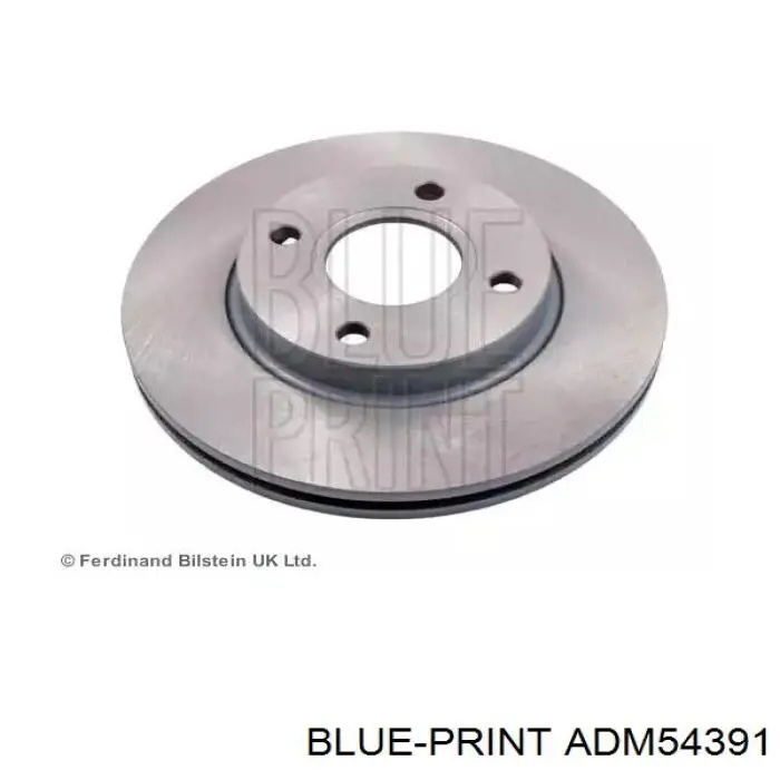 Диск гальмівний передній ADM54391 Blue Print