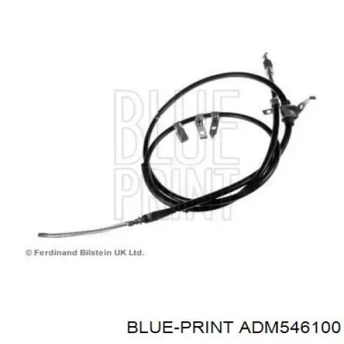 Трос стоянкового гальма задній лівий Blue Print ADM546100 ціна, від 23.65 USD