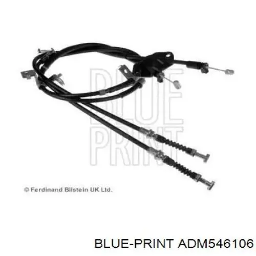 Купити ADM546106 Blue Print Трос ручного гальма задній, правий/лівий