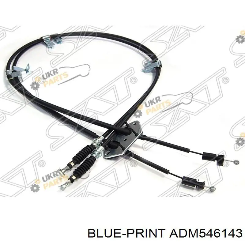 Купити ADM546143 Blue Print Трос ручного гальма задній, правий/лівий