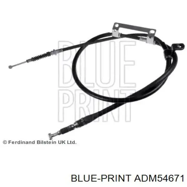 Трос стоянкового гальма задній лівий Blue Print ADM54671 ціна, від 21.70 USD