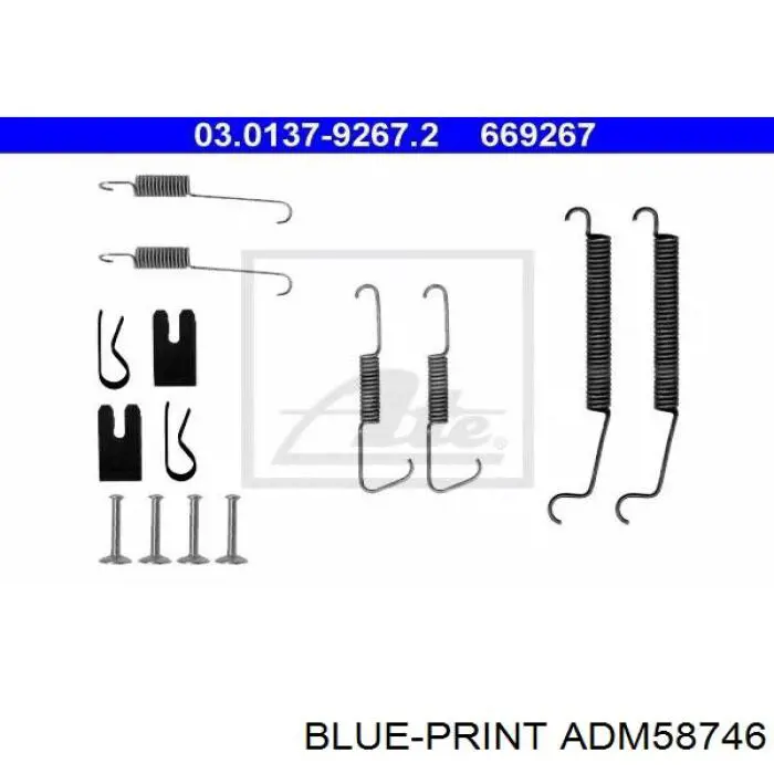 Накінечник рульової тяги, зовнішній Blue Print ADM58746