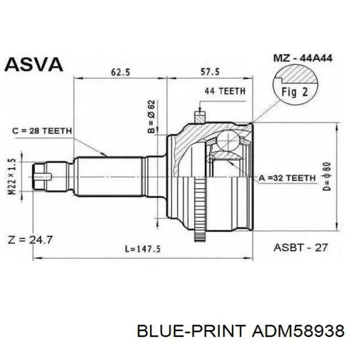 Купити CW2874 Optimal Шарнір приводу зовнішній