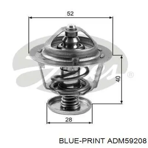 Купити ADM59208 Blue Print Термостат в корпусі