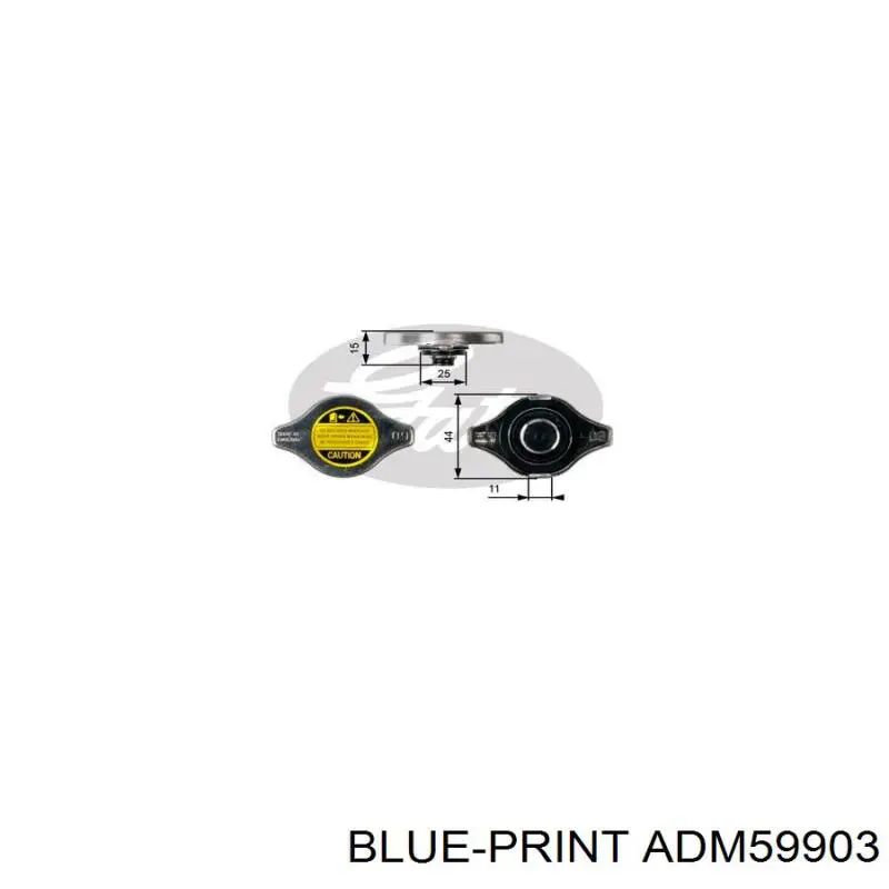 Кришка радіатора ADM59903 Blue Print