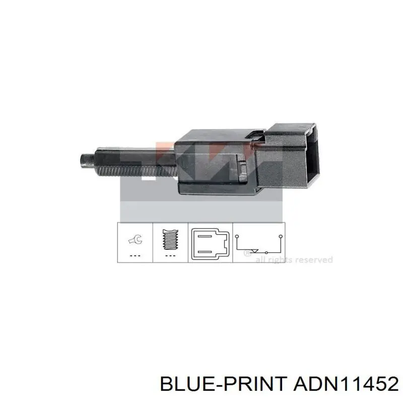 Жабка тормозу ADN11452 Blue Print
