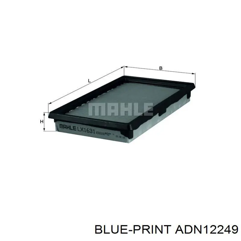 Фільтр повітряний Blue Print ADN12249