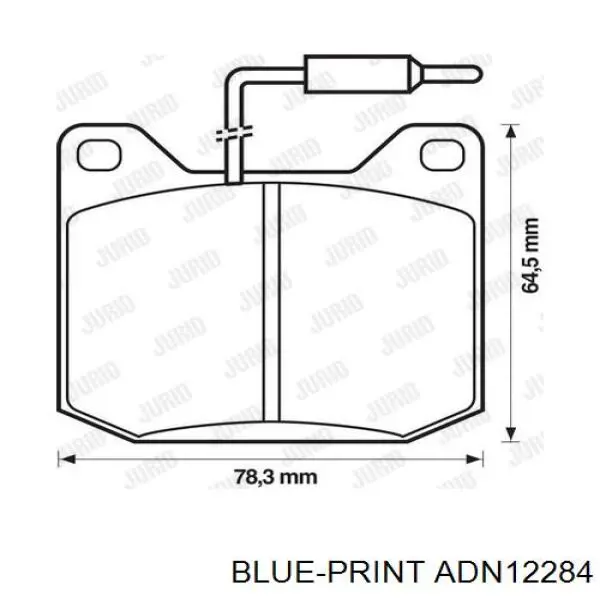 Повітряний фільтр ADN12284 Blue Print