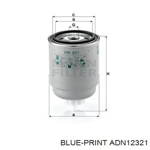 Купити MMF035037 Mando Фільтр-відстійник палива грубої очистки